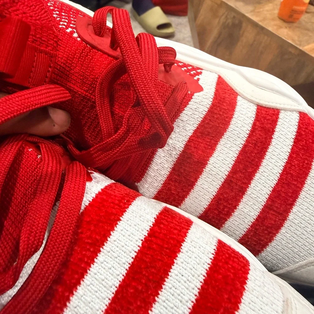 Adidas Trae Young Red Basketball Shoes